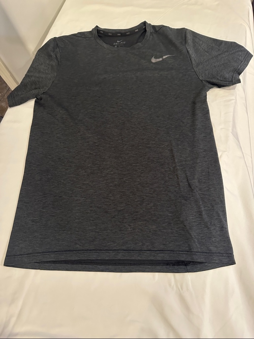 Nike Short Sleeve Dri-FIT Crew Tee - Charcoal/Black